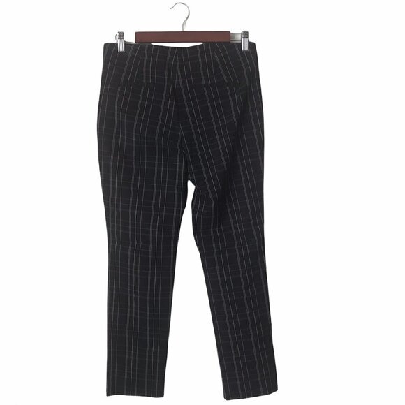 NWOT - A New Day Black Orange Green Houndstooth Pull On Straight Leg Pants - Picture 2 of 16